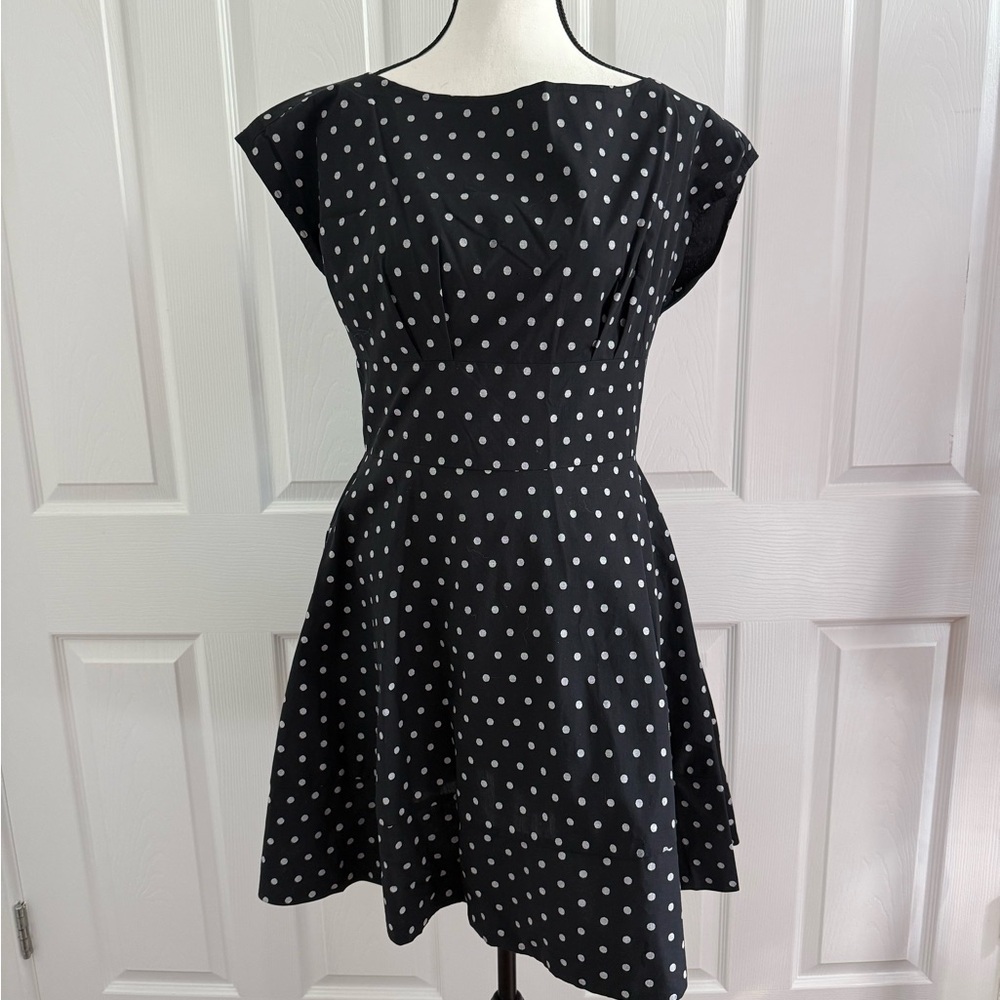 Kate Spade Black Polka Dot Dress
